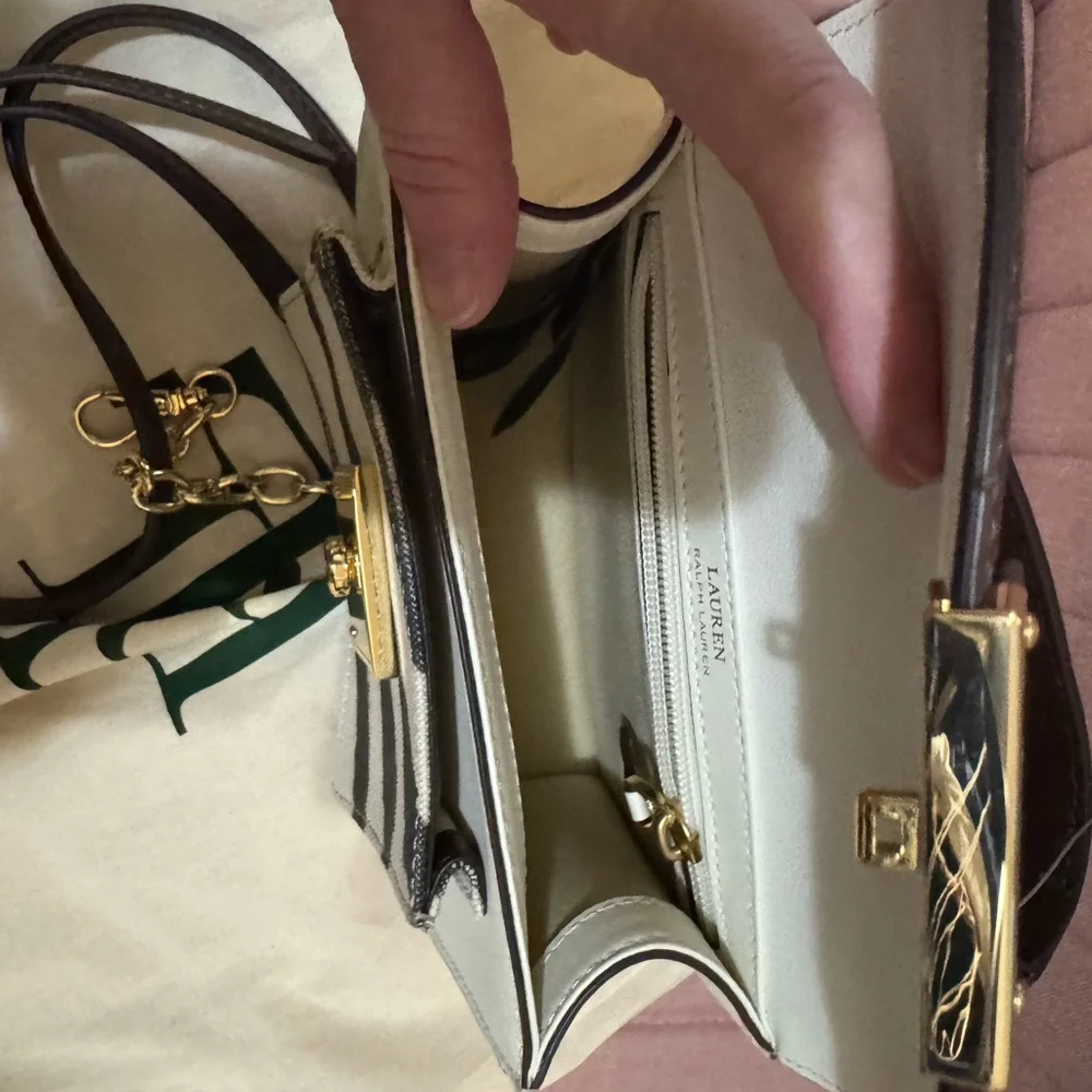 Ralph Lauren Brown and White Women's Bag - Picture 3 of 3